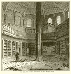 Bölüm Evi, restorasyonundan önceki by English School