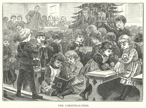 Noel Ağacı (gravür) by English School