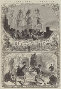 Noel Pandomimleri (gravür) by English School
