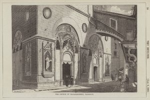 Or-sanmichele Kilisesi, Floransa (gravür) by English School