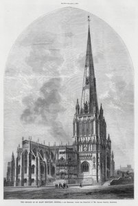 St Mary Redcliffe Kilisesi, Bristol (gravür) by English School