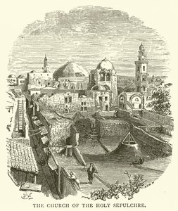 Kutsal Kabir Kilisesi (gravür) by English School