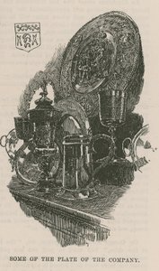The City Guilds: The Fishmongers Company: Şirketin plakalarından bazıları by English School