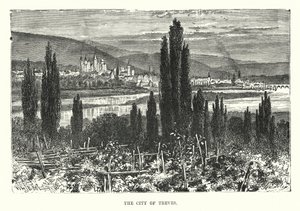 Treves Şehri (gravür) by English School