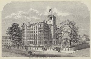 The Clarence Hotel, Dover (gravür) by English School