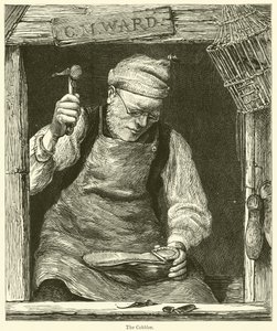 Ayakkabıcı (gravür) by English School