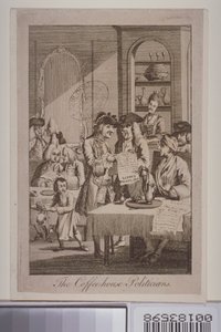 Kahve Evi Politikacıları, 1772 by English School