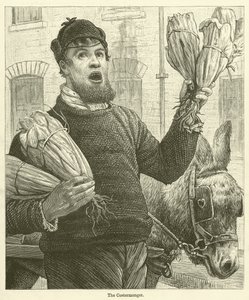 Costermonger (gravür) by English School