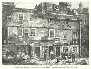 Cunzie Evi, Candlemaker Row by English School