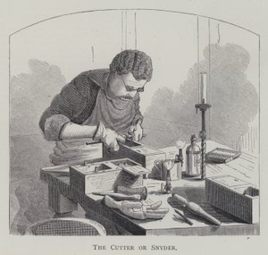 Kesici veya Snyder (gravür) by English School