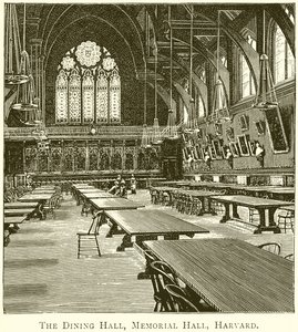 Yemek Salonu, Memorial Hall, Harvard by English School