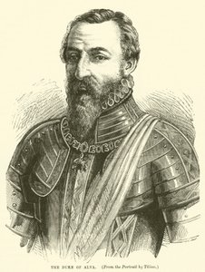 Alva Dükü (gravür) by English School