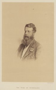 Sutherland Dükü (lito) by English School