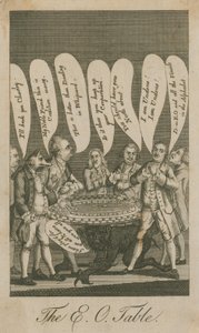 E O Tablosu; karikatür by English School
