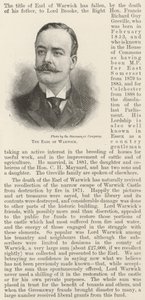 Warwick Kontu (gravür) by English School