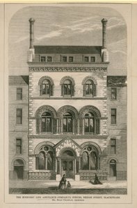 Ekonomik Yaşam Güvencesi Şirketleri ofisleri, Bridge Street, Londra by English School