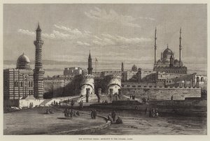 Mısır Krizi, Kaleye Giriş, Kahire (gravür) by English School