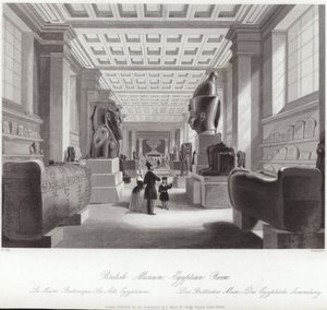 British Museum Mısır Odası by English School