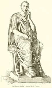 İmparator Decius. (Capitol Heykeli) by English School