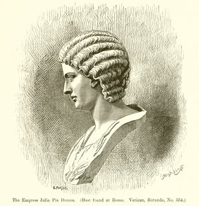 İmparatoriçe Julia Pia Domna. (Roma
