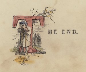 Son (renkli gravür) by English School