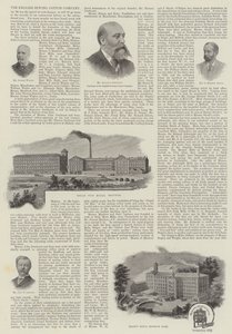 İngiliz Dikiş Pamuk Şirketi (gravür) by English School