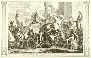 İskender'in Babil'e Girişi by English School