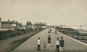 The Esplanade, Harwich (lito) by English School