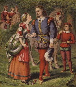 Çeşmedeki Peri veya İki Kız (renkli taş) by English School