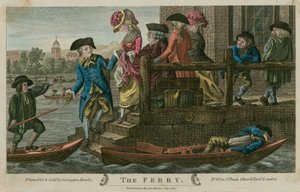 Feribot, Thames Nehri, Londra by English School