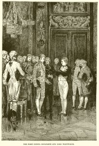 Birinci Konsolos Bonaparte ve Lord Whitworth by English School