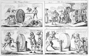 Yabancı Öğütücü, Yerli Öğütücü, Mahkeme Öğütücü, Son İşlemci, 1757 by English School