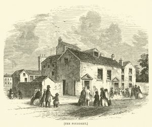 The Foundery (gravür) by English School