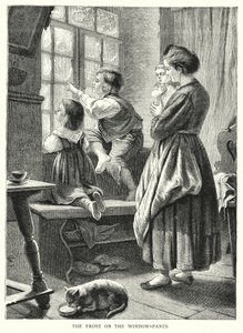 Pencere Bölmelerindeki Don (gravür) by English School