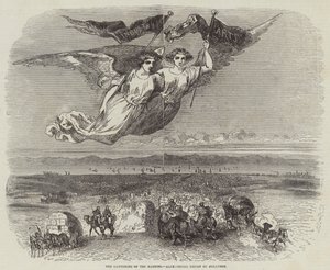 Milletlerin Buluşması, Alegorik Tasarım Johannot (gravür) by English School