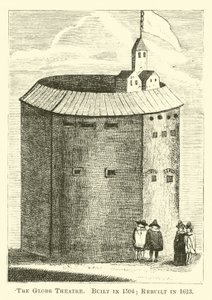 1594 yılında inşa edilen Globe Tiyatrosu; 1613