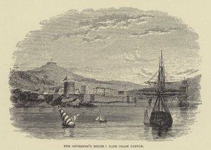 Vali Konağı, Cape Coast Kalesi (gravür) by English School