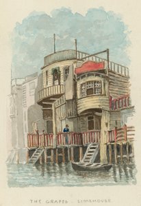 The Grapes, Limehouse, Londra (kağıt üzerinde wc) by English School