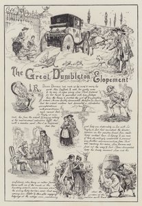 Büyük Dumbleton Kaçışı (gravür) by English School