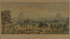 Bahçıvanlık Bahçelerinden görüldüğü gibi Büyük Uluslararası Sergi, 1851 by English School