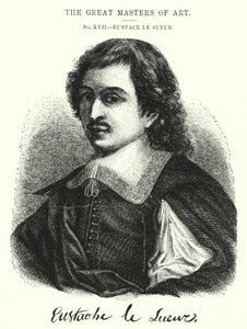 Büyük Sanat Ustası, Eustace Le Sueur (gravür) by English School