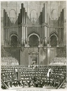 Royal Albert Hall'daki Büyük Organ by English School