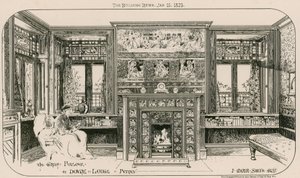 Green Parlour, Dovne Lodge, Putney, Londra by English School