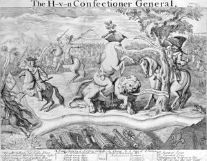 H-V-N Şekerlemeci General, c.1743 by English School