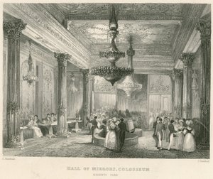 Aynalar Salonu, Kolezyum, Regents Park, Londra by English School