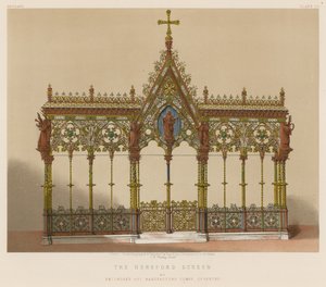 Hereford Ekranı, Skidmores Art Manufactory Company, Coventry tarafından by English School