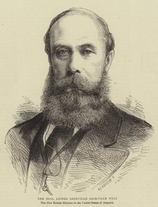 Sayın Lionel Sackville Sackville West (gravür) by English School