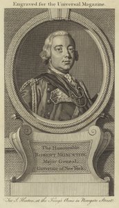 Saygıdeğer Robert Monckton, Tümgeneral, New York Valisi by English School