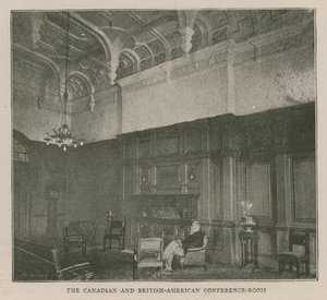 Imperial Institute: Kanada ve İngiliz-Amerikan Konferans Salonu by English School