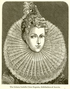 İnfanta Isabella Clara Eugenia, Avusturya arşidüşesi by English School